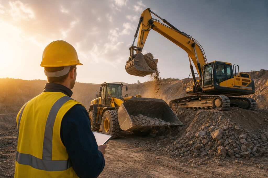 Formación Preventiva para el Desempeño del Puesto de Operador de Maquinaria de Arranque/Carga/Viales, Pala Cargadora y Excavadora Hidráulica