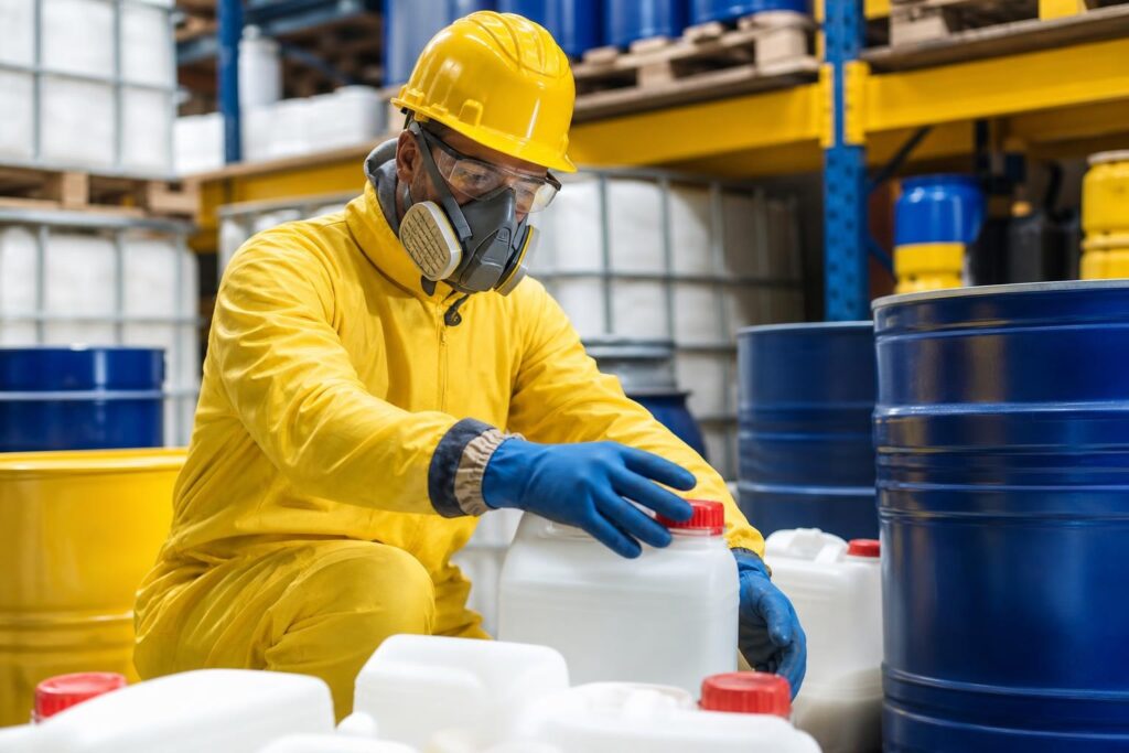 Prevención de Riesgos Laborales en la Manipulación de Productos Químicos (RD 374/2001)