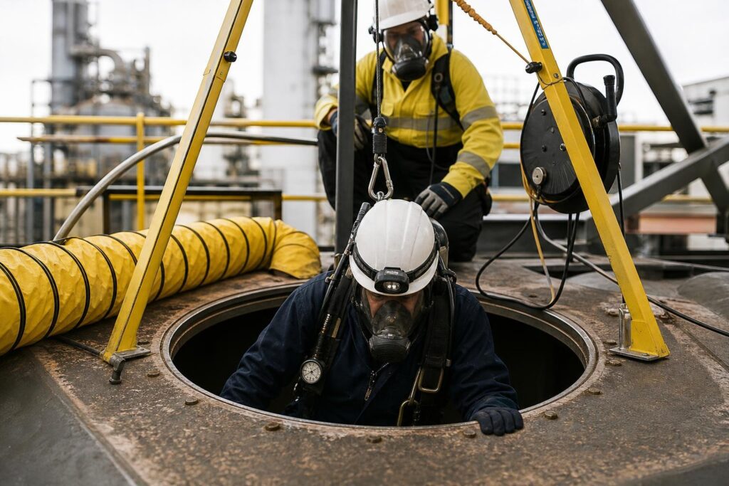 Capacitación en materia de PRL para trabajos en Espacios Confinados