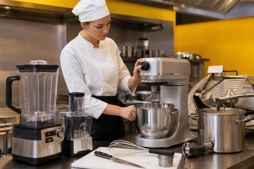 Uso de Maquinaria y Equipos Básicos de Cocina