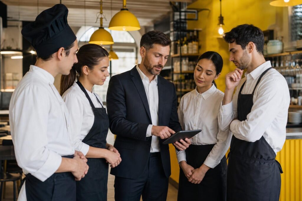 Dirección y Recursos Humanos en Restauración