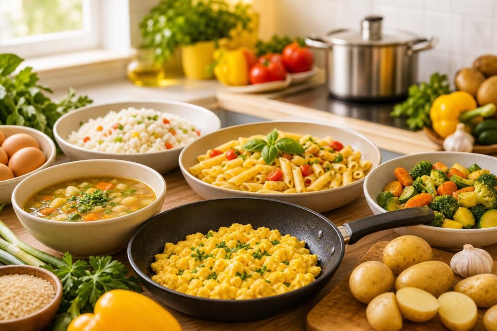 Cocina y gastronomía 3. Preparación de huevos, sopas, arroces, pastas y verduras - versión online