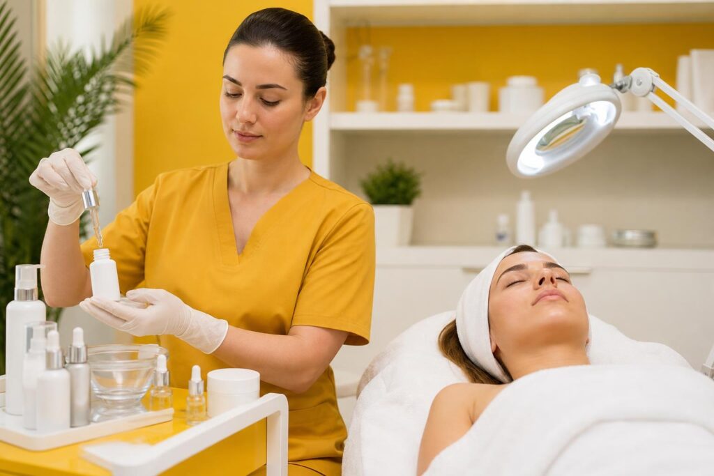 Análisis y selección de medios para los Cuidados Estéticos de Higiene e Hidratación Facial y Corporal