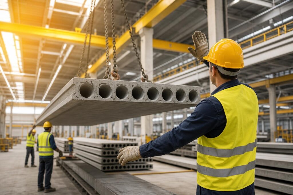 PRL para trabajos de fabricación y montaje de elementos prefabricados ( 20 horas )