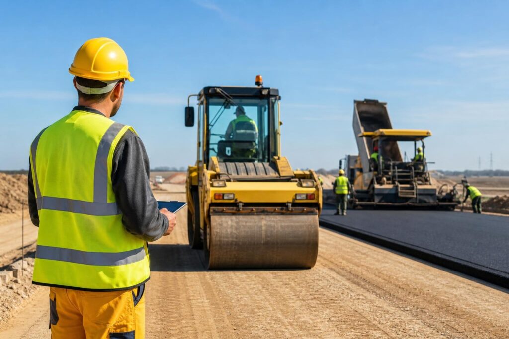 PRL para Trabajos de Estabilización de Explanadas y Extendido de Firmes ( 20 horas )