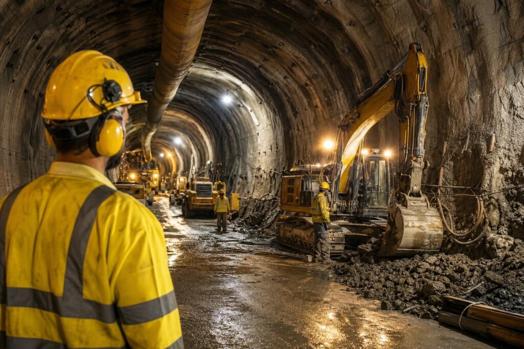 PRL para Trabajos de Ejecución de Túneles y Sostenimiento de las Excavaciones Subterráneas y de los Taludes (