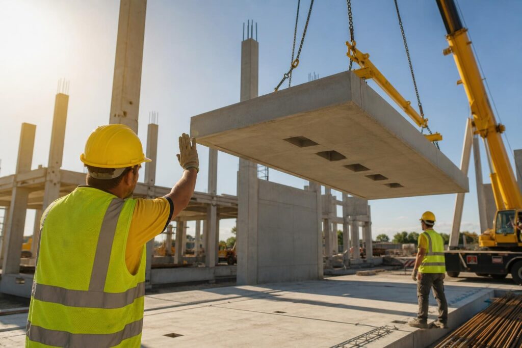 PRL para Trabajos de montaje de prefabricados de hormigón en obra ( 6 horas )
