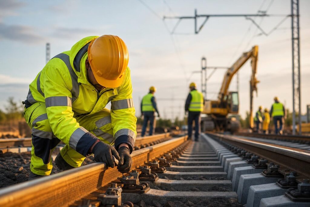 PRL para Trabajos de Construcción y Mantenimiento de Vías Férreas en Obras de Construcción ( 6 horas )