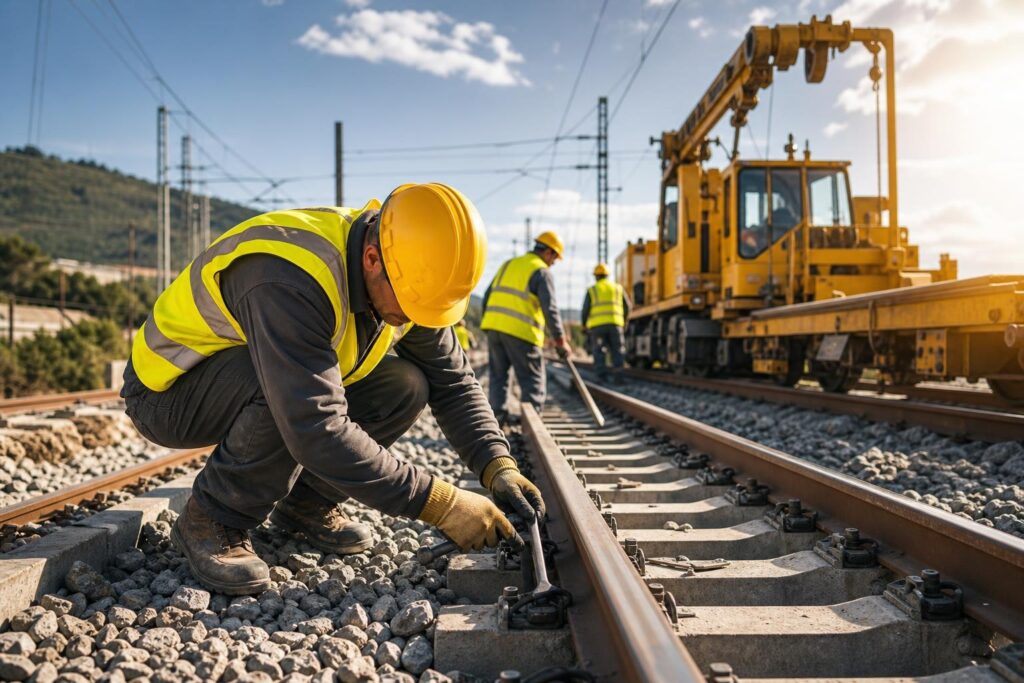 PRL para Trabajos de Construcción y Mantenimiento de Vías Férreas en Obras de Construcción ( 20 horas )