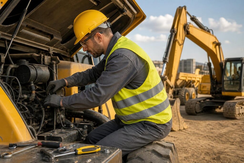 PRL para Trabajos de Mantenimiento de Maquinaria y Vehículos en Obras de Construcción ( 20 horas )