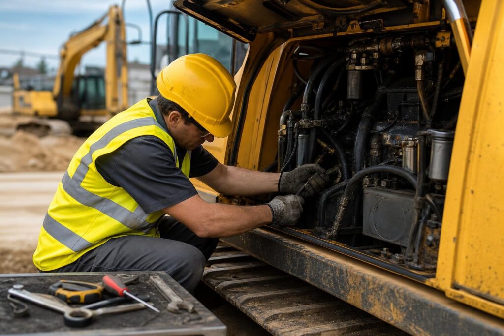 Formación de Reciclaje de PRL para Trabajos de Mantenimiento de Maquinaria y Vehículos en Obras de Construcción (