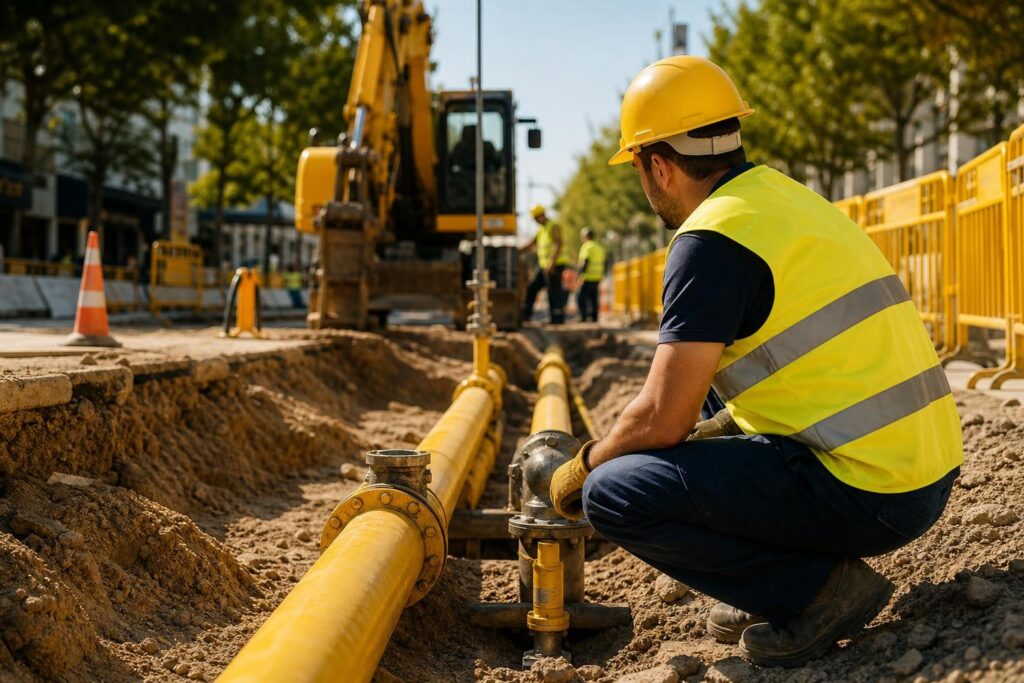 PRL para Trabajos en gasoductos y redes de distribución de gases combustibles en obras de construcción ( 20
