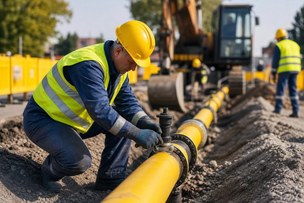 PRL para Trabajos en gasoductos y redes de distribución de gases combustibles en obras de construcción ( 6