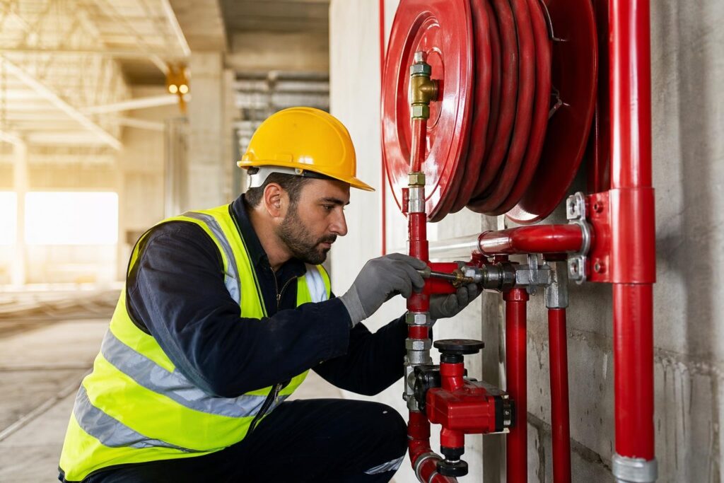PRL Trabajos de instalación de Equipos Contraincendios en obras de construcción (6 horas)