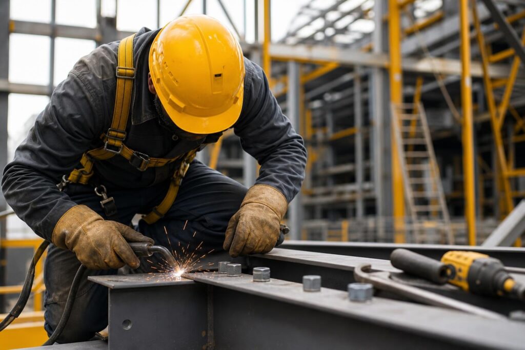 PRL para Instalaciones, Reparaciones, Montajes, Estructuras Metálicas, Cerrajería y Carpintería Metálica en Obras de Construcción ( 20 horas