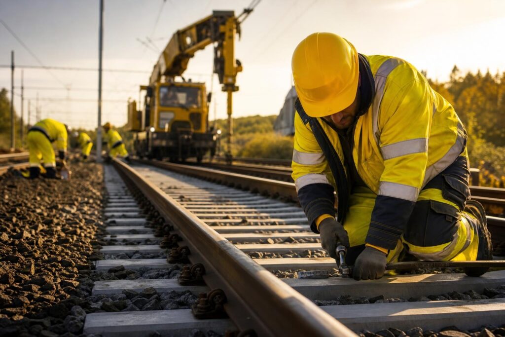 C.20 - PRL para Trabajos de Construcción y Mantenimiento de Vías Férreas ( 8 horas )