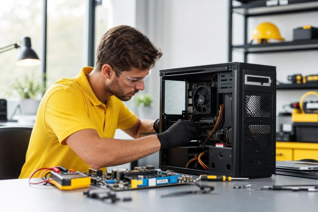 C.14 - PRL para Trabajos de Instalación, Mantenimiento y Reparación de Equipos Informáticos, Automatismos y su Programación, Ordenadores