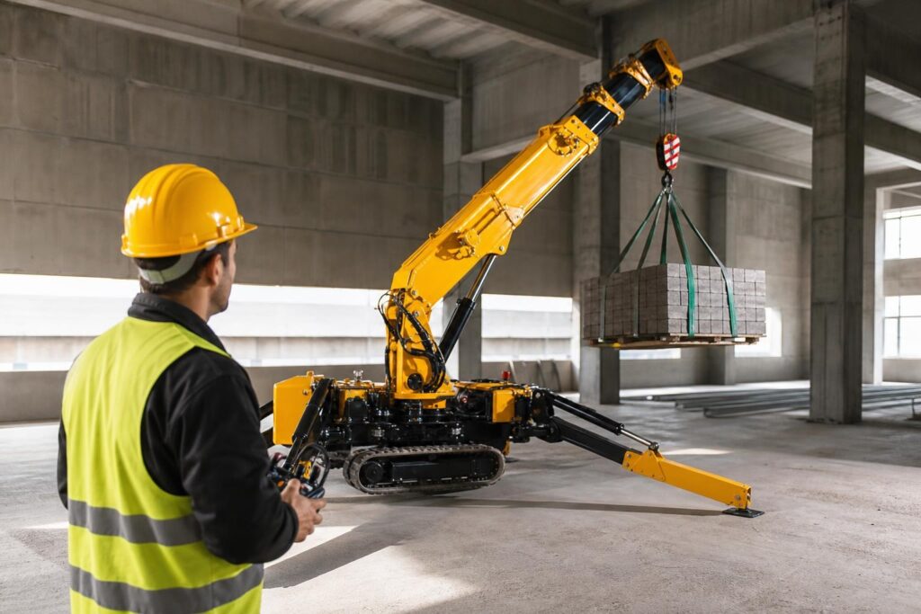 Capacitación Preventiva para Operarios de Mini Grúa Araña (Teórico - Práctica)