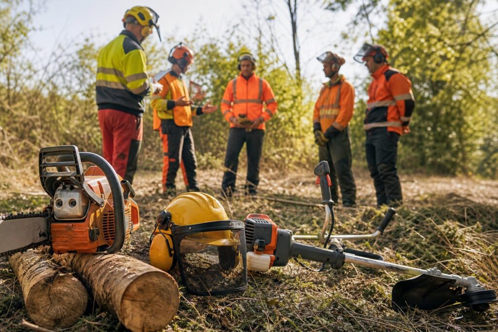 CURSO DE FORMACIÓN Y CAPACITACIÓN EN EL USO DE LAS MOTOSIERRAS Y LAS DESBROZADORAS - Teórico-Práctica.